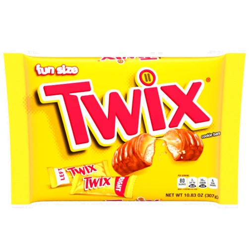 TWIX Fun Size Caramel Cookie Chocolate Candy Bars - 10.83 oz Bulk Candy Bag