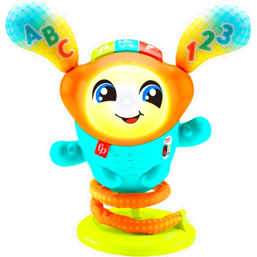Fisher-Price Baby & Toddler Learning Toy DJ Bouncin’ Beats with Music Lights & Bouncing Action for Ages 9+ Months