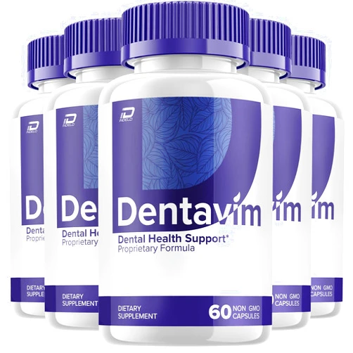 Indelo Dentavim Dental Support Capsules - Natural Tooth & Gum Supplement with Extra Strength Probiotics, Dentavime Dental Health Pills Reviews (5 Pack - 300 Capsules)