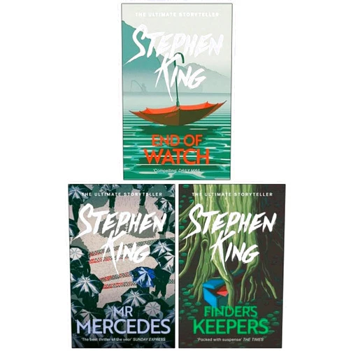 By Stephen King (Author) The Bill Hodges Trilogy Stephen King 3 Books Collection Set (Mr Mercedes, Finders Keepers, End of Watch)