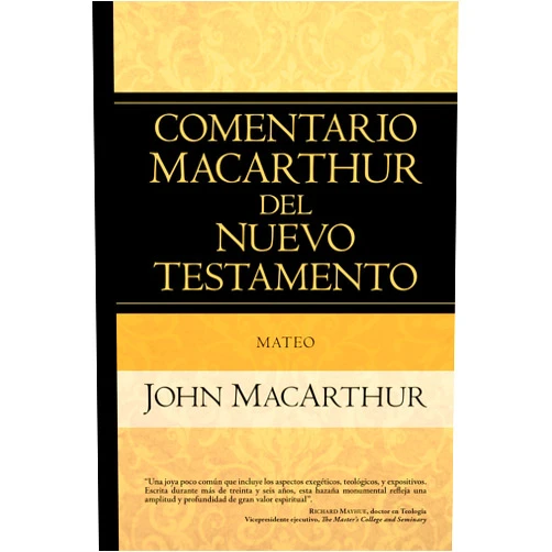 Spanish Edition by John MacArthur (Author) Mateo (Comentario Macarthur Del N.t.) (Spanish Edition)