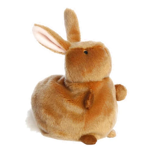 Aurora® Vibrant Spring Pudgeez™ Stuffed Animal - Decorative Companion - Endless Fun - Toby Bunny™ 7 Inches