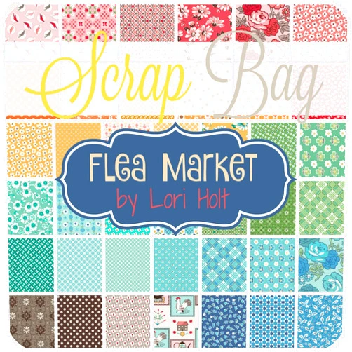 Generic Flea Market Scrap Bag (Approx 2 Yards) by Lori Holt for Riley Blake 2 Yards DIY Quilt Fabric