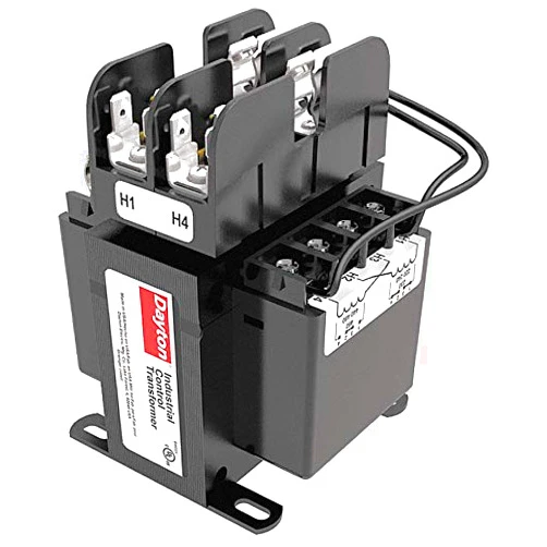Dayton Control Transformer, 100VA VA Rating, 240/480VAC Input Voltage, 120VAC Output Voltage - 31EG99