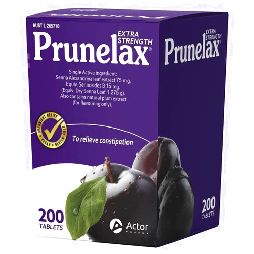 Prunelax 200 Tablets Exclusive Size
