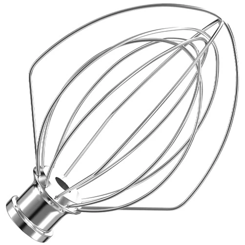 XINCAN KN256 Stainless Steel 6-Wire Whip Attachment for KitchenAid Bowl-Lift Mixer 6 Quart Bowl, Stainless Steel Whisk Replacement for Kitchen Aid Mixer, Dishwasher Safe, Egg Heavy Cream Beater.