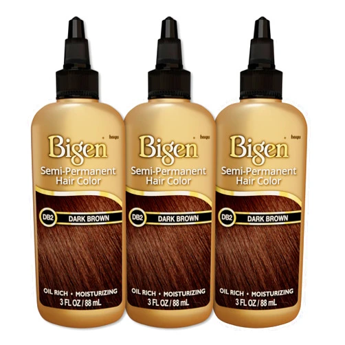 Bigen DB2 Dark Brown Bigen Semi Permanent Hair Color (3 Pack)