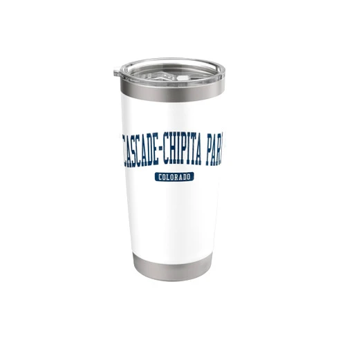 Jim Shorts - Cascade-Chipita Park Colorado T-shirt Cascade-Chipita Park Colorado CO College University Style Bl Stainless Steel Insulated Tumbler
