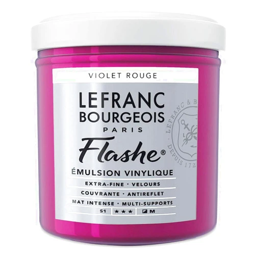 Lefranc Bourgeois Lefranc & Bourgeois - Flashe Matte Artist's Color - 125ml Jar - Red Violet