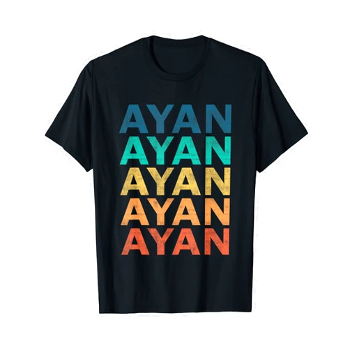 Ayan Name Ayan - Vintage Retro Ayan Name T-Shirt