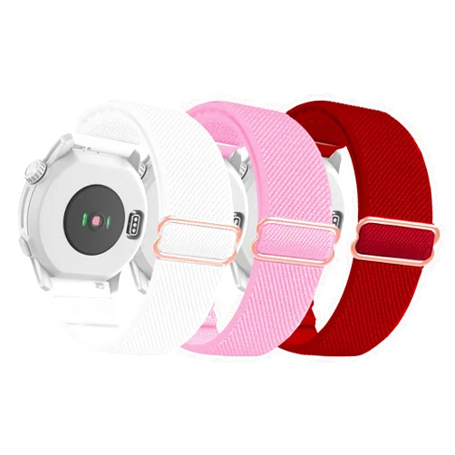 Yeahxing Compatible with COROS PACE 2/COROS APEX 2 Bands,Adjustable Nylon Elastic Breathable Replacement band for Smart Watch COROS PACE 2 COROS APEX 2/KALINCO P22 P32 P36 Women Men