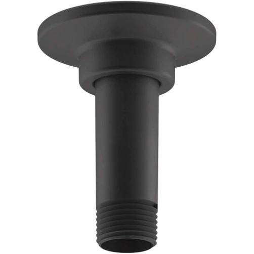 Kohler 7396-BL Shower Arm and Flange, Matte Black
