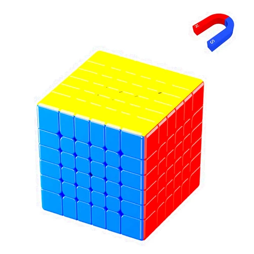 HELLOCUBE 6x6 Magnetic Speed Cube Stickerless Cube
