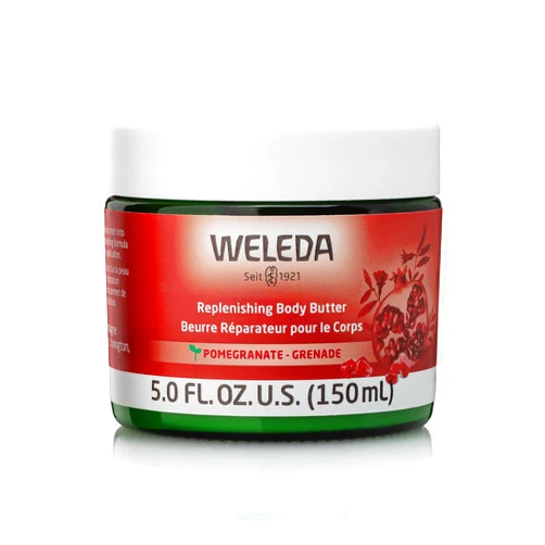 Weleda Replenishing Body Butter, 5.0 Fluid Ounces, Antioxidant Rich Formula with Pomegranate and plant extracts