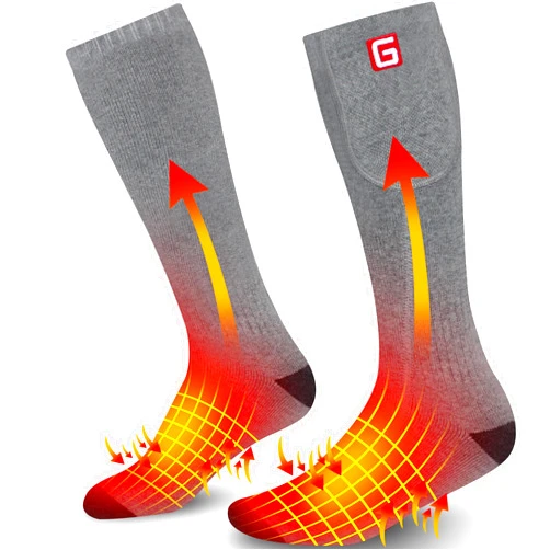 GEMSTONEGO Electric Heated Socks for Teenagers Youth,Rechargeable Battery Powered Operated Heated Socks for Middle Senior High School