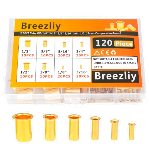 Breezliy 120pcs Tube OD(1/8