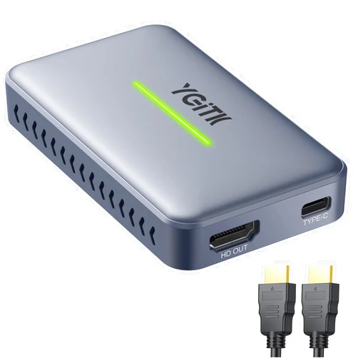 YGiTK HDMI 4K Audio Video Capture Card 4K 30Hz and 1080 60Hz with Ultra-Low Latency USB 3.0 Video Capture Device Video Acquisition Card Streaming Recording Game Capture for PS5/XBOX One/Switch