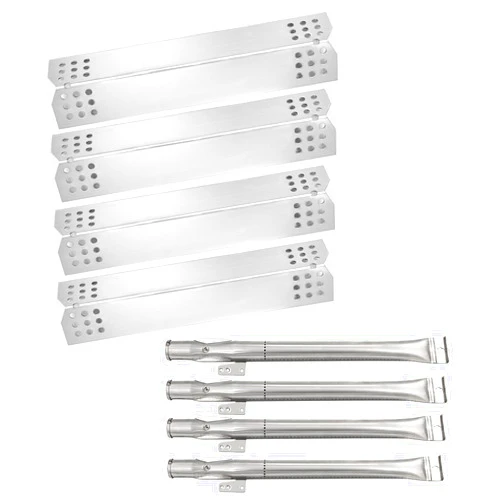 Hongso Replacement Parts Kit for Home Depot Nexgrill 4 Burner 720-0830H, 720-0830D, BHG 720-0783W, 720-0783H, Members Mark 720-0830G, 720-0830F Gas Grill Models, Burners and Heat Plates Included