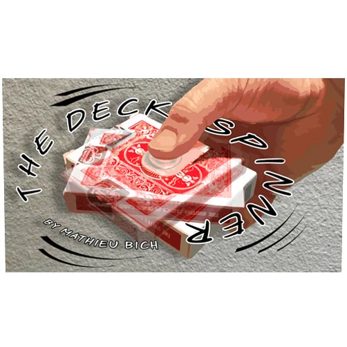 Murphy's Magic Supplies, Inc. The Deck Spinner (Gimmick and Online Instructions) by Mathieu Bich - Trick, Small