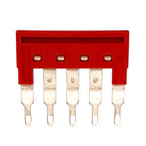 Dinkle DSS2.5N-05P DIN Rail Terminal Block Press-Fit Jumper (Pack of 10)