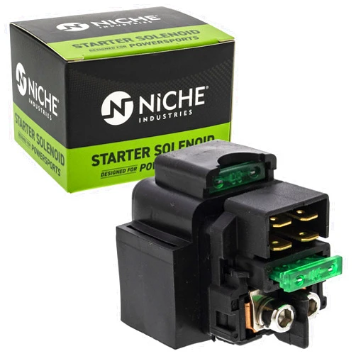 NICHE Starter Solenoid Relay Switch for Kawasaki 27010-0781 KFX450R NINJA ZX6R ZX6RR