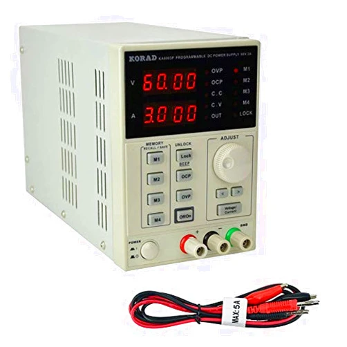 Korad Technology KORAD KA6003P - Programmable Precision Variable Adjustable 60V, 3A DC Linear Power Supply Digital Regulated Lab Grade