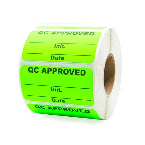 Labelvalue QC Approved Quality Control Labels, 2