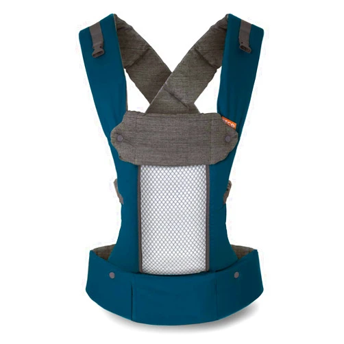 Beco Baby Carrier 8 Hybrid Newborn to Toddler Carrier (7-45lbs) - All in 1 Mesh Toddler Carrier - Baby Carrier Backpack, Front and Hip Carrier with Adjustable Seat - Cooling Ergonomic Carrier (Teal)