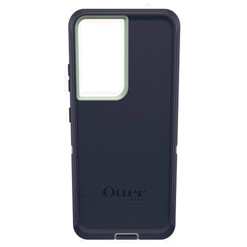 OtterBox Defender Series Series SCREENLESS Edition Case for Galaxy S21 Ultra 5G (ONLY - Does NOT FIT Non-Plus or Plus Sizes) - Varsity Blues (Desert SAGE/Dress Blues)
