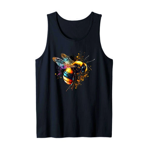 BuzzingBees Watercolor Bee Design for Beekeepers, Apiarists Lovers Tank Top