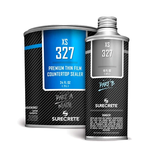 Surecrete XS-327 Concrete Countertop Sealer Matte Finish Food Safe Water Based (100 ft²) 1 Quart