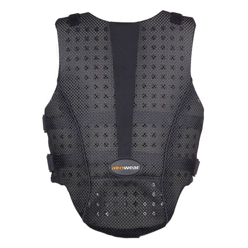 Airowear Childrens Air Mesh Body Protector Black Back Length - Regular, Childrens Size - Y2