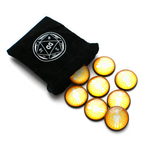 Dahan Dice D&D Tokens - Inspiration Counters for Dungeons and Dragons (Inspiration)
