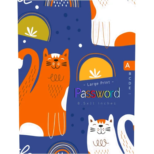 Sionn Frank Valvi Password Book: 8.5x11