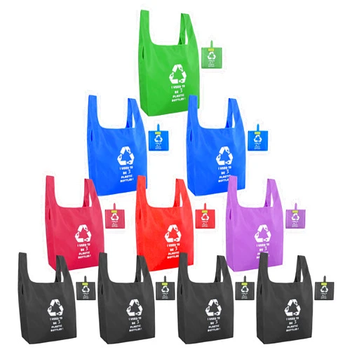 BeeGreen Reusable Grocery Bags 10 Pack Bulk Reusable Shopping Tote Bags with Handles Extra Large for 50LBS Heavy-duty Sturdy Foldable Ripstop Polyester for Family Use