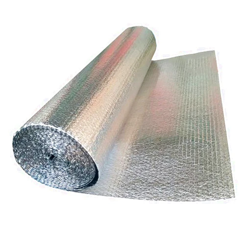 HUJB Reflective Insulation Roll Aluminum Foil Double-Sided,5mm Waterproof Radiant Barrier Wrap for RV's,Attics, Windows, Garages, Ducts,Camper Van(Size:1x6m (39 in X 20 Ft))
