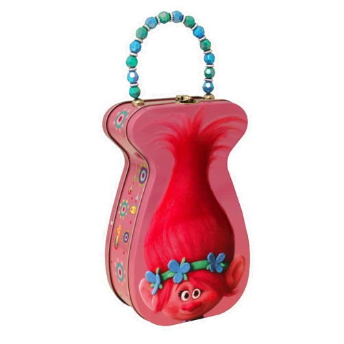 The Tin Box Company Trolls Head Shape Tin Carry All