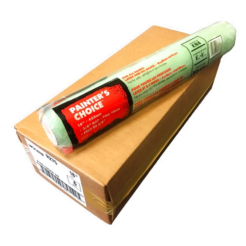 Wooster Brush R275 18 inch Painter's Choice Roller Cover, 3/8 inch Nap, Pack of 6