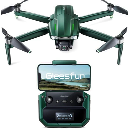 Gleesfun G11PRO 6K Drone with Camera for Adults, 4K/30fps Video, 3-Axis Brushless Gimbal, 70mins Flight Time with 2 Batteries, 10000ft Long Range, FAA compliance, Professional Drone with Auto Return