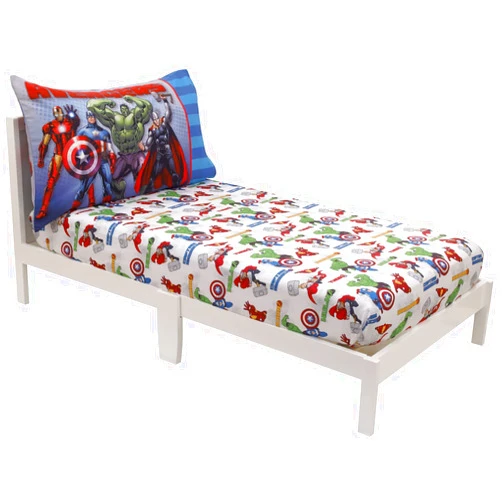 Crown Crafts Infant Products Marvel Avengers 2-Piece Toddler Sheet Set