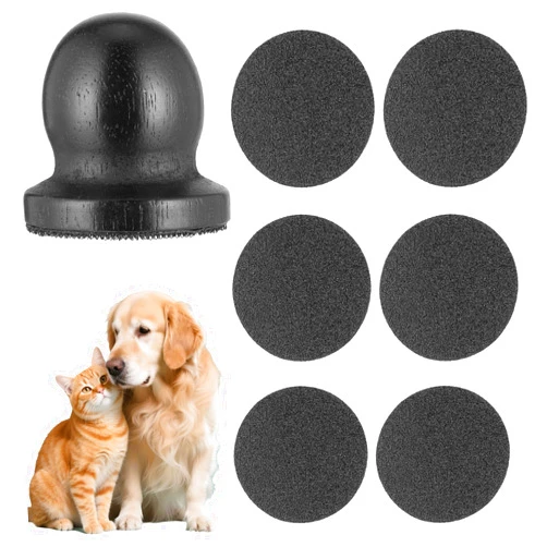 YBEATY Dog Nail File with Replaceable Filing Disc Dog Nail File Scratch Board Replaceable Sandpaper Stress Free Nails Filing Dogs Trainning Accessories for Smooth and Healthy Nails