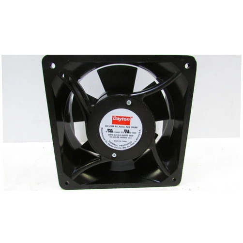 DAYTON 3VU66 355CFM, AXIAL Fan, 115V, 60HZ, Square, 6-15/16IN X 6-15/16IN X 3-1/2IN
