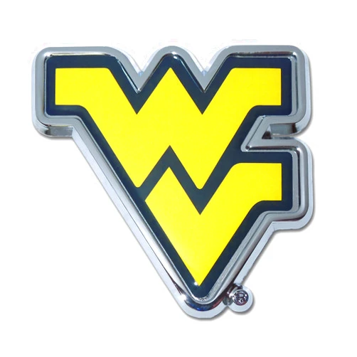Elektroplate West Virginia University (WV Yellow with Navy Trim) Emblem