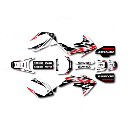 Boston Decal Works Red Shift Graphics Kit Fits Honda CRF150R 07-17 Decals CRF 150 Decal