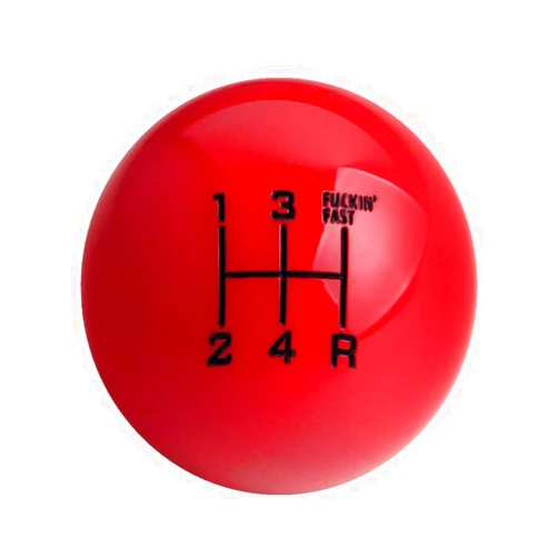 DEWHEL Fing Fast Shift Knob 5 Speed Short Throw Shifter M12x1.25 M10x1.5 M10x1.25 M8x1.25 Red