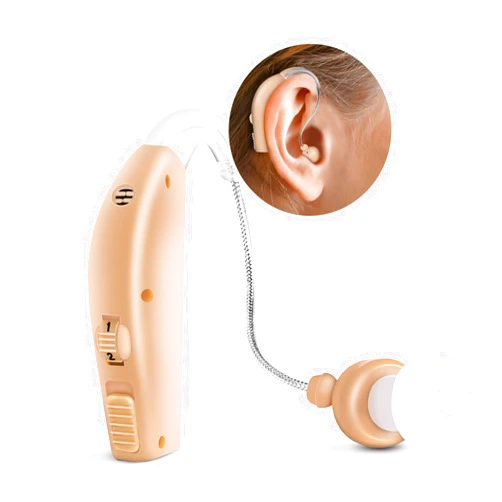 Global TV Concepts MSA 30X Sound Amplifier BTE PSAD | 30X Amplification | Recharging Station, 6 Silicone Tips & 1 Cleaning Brush | Unisex | Right or Left Ear | Pack of 1