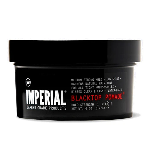 Imperial Barber Grade Products Blacktop Pomade , 6 oz