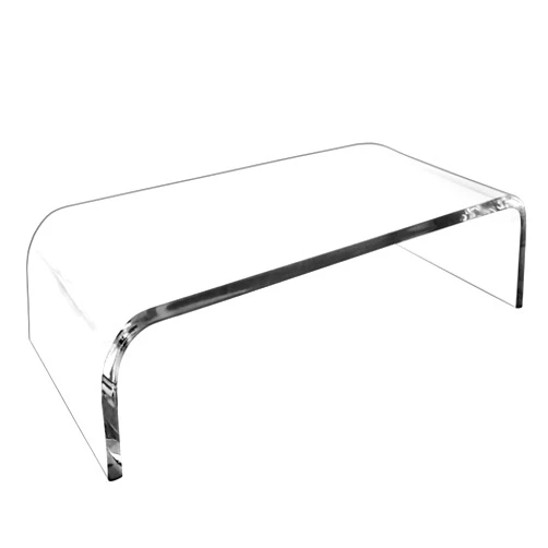 Mnixy AMT Premium Acrylic Clear Monitor Riser Laptop/PC/Multimedia Monitor Stand for Home Office