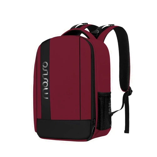 MOSISO Camera Backpack,DSLR/SLR/Mirrorless Photography Backpack Buffer Padded Shockproof Camera Bag with Customized Modular Inserts&Tripod Holder Compatible with Canon,Nikon,Sony etc, Wine Red