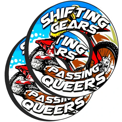Gripdonuts.com® Premium MX Grip Donuts for Dirt Bike Motorcycle BMX - Shifting Gears